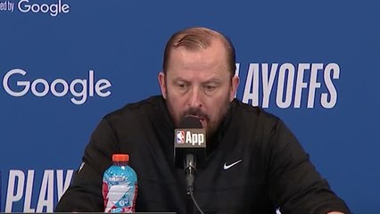New York Knicks - Tom Thibodeau : "Une belle victoire d’équipe"