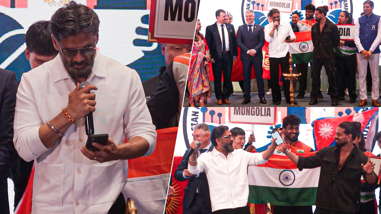 Kesari Veer के प्रमोशन के मौके पर Suniel Shetty ने बोला Dhadkan का Iconic Dialogue