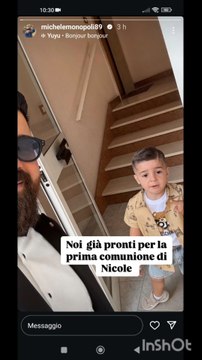 Michele monopoli oggi festeggiamo la prima comunione di mia figlia