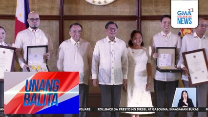Filipina cultural icons na sina Nora Aunor, Gloria Romero, Pilita Corrales, at Margarita Fores, ginawaran ng Presidential Medal of Merit | Unang Balita