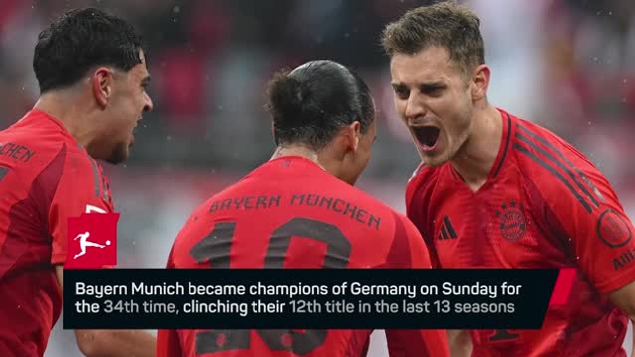 Bayern celebrate 34th Bundesliga title