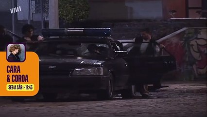 Novela Cara e Coroa (1995) - Mauro enfrenta Miguel e Pedro