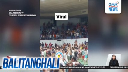 Ilang tagasuporta ng mga koponan na naglaban sa basketball tournament, nagbatuhan ng mga bote | Balitanghali