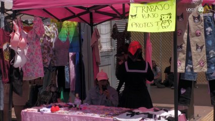 De nuevo, comerciantes del Parque Rojo protestan y cierran vialidades