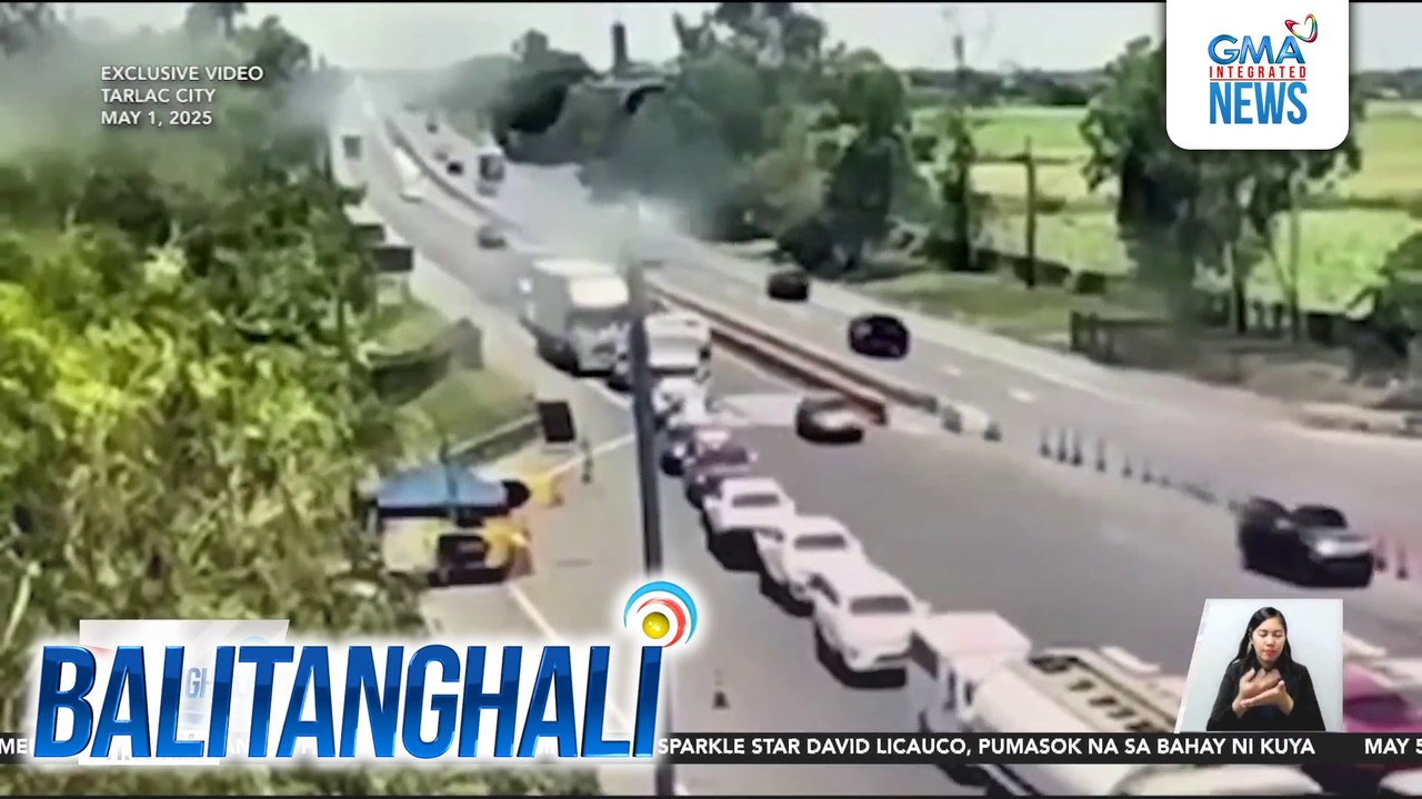 Pagbangga ng Pangasinan Solid North bus sa mga nasa unahang sasakyan na ikinasawi ng 10, nahuli-cam | Balitanghali