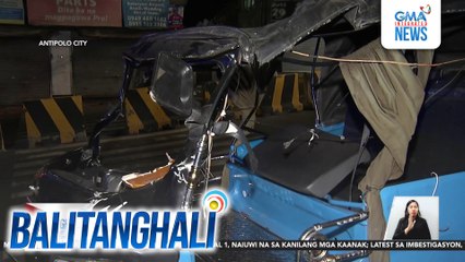 Driver, patay matapos madaganan ng minamaneho niyang tricycle | Balitanghali