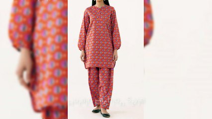 Simple Dress Designs 2025|One Print Dress Design|Same Print Dress Design For Girls