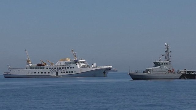 Maltese authorities block food supplies to stricken Gaza aid ship hit by drone attack