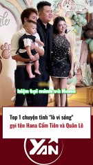 Top 1 chuyện tình lò vi sóng gọi tên Hana Cẩm Tiên và Quân Lê