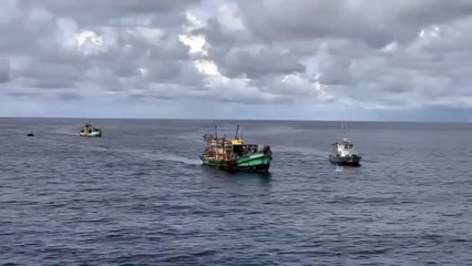 Two Vietnamese fishing boats seized in southern Thai waters