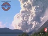 L'éruption du volcan au Chili