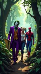 Joker Kills Spiderman Over Treasure But Venom Strikes Back #shorts #joker #venom #avangers