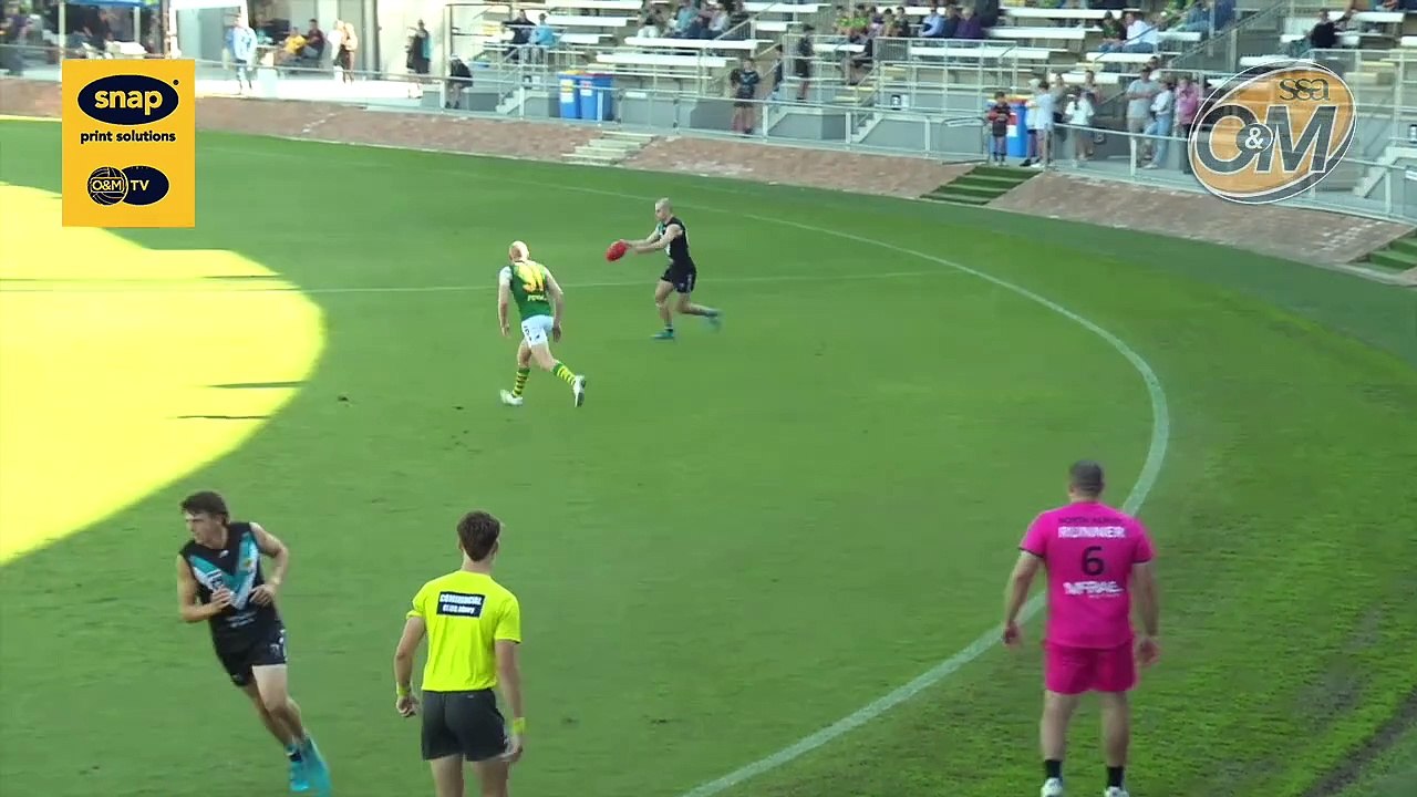 Jordan McKenzie's first senior goal for Hoppers