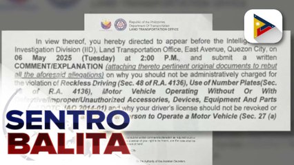 Lisensya ng motovlogger na sangkot sa road rage sa Zambales, sinuspinde na din ng LTO