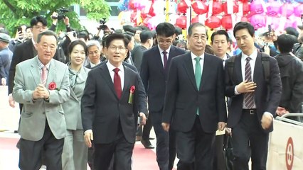 한덕수 "오늘 만나자"...김문수 측 "덕담일 뿐" / YTN