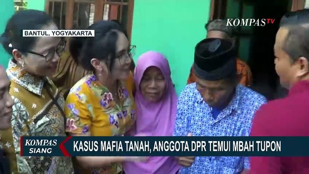 Anggota Komisi VI DPR RI Rieke Diah Temui Mbah Tupon, Korban Mafia Tanah