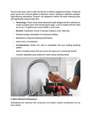 Top Water-Saving Equipment for Commercial Kitchens