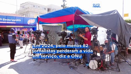 Jornalistas palestinianos enfrentam perigo para cobrir acontecimentos do conflito mortal em Gaza