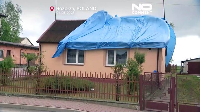 NO COMMENT: Un temporal causa estragos en el sur de Polonia