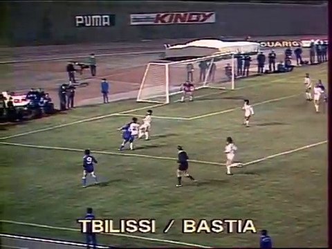 DINAMO TBILISSI - BASTIA - 1981 - SAISON 1981/1982 -