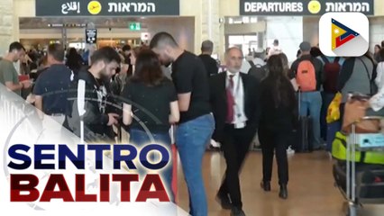 Mga pasahero sa Tel Aviv Airport, stranded matapos ang Houthi missile strikes malapit sa paliparan