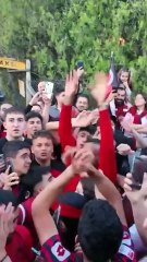 Gençlerbirliği taraftarları, kutlama yaptı