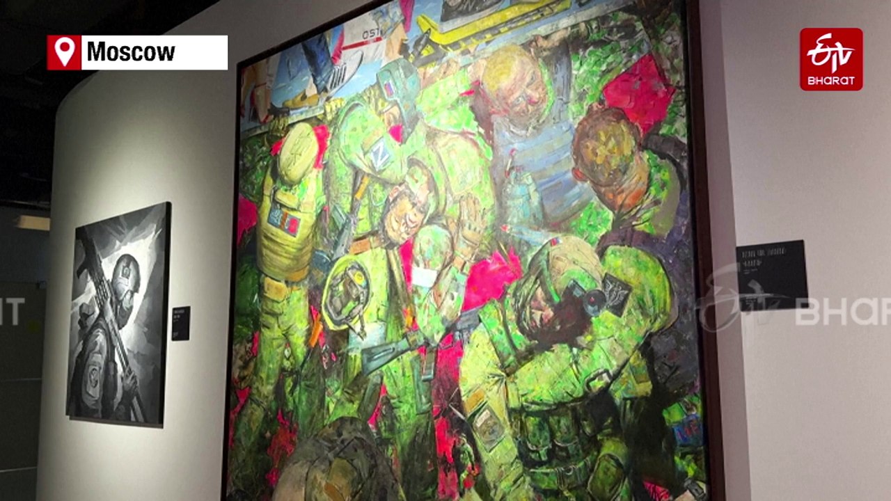 War Takes Centre Stage At Contemporary Art Exhibition In Moscow