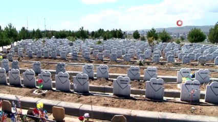 Bu mezarda taşlar kalp şeklinde! Görenler derinden etkileniyor, hepsinin bir acısı var