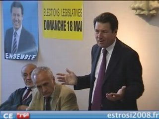 Législatives Bonson Christian Estrosi 2008
