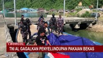 TNI AL Gagalkan Penyelundupan Pakaian Bekas di Sulawesi Tengah