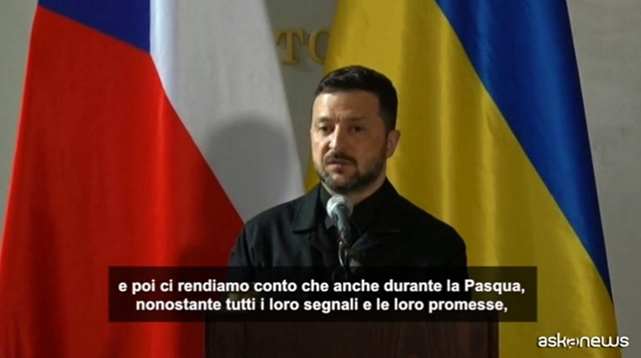 Zelensky: non credo che Putin rispetterà cessate il fuoco di tre giorni