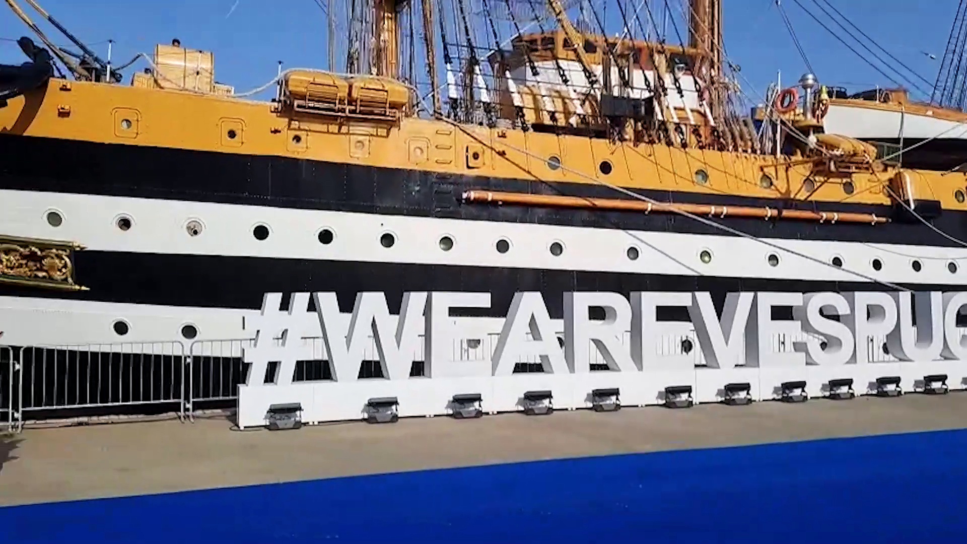 Video L'Amerigo Vespucci torna a Reggio Calabria, il 5 e 6 maggio