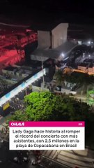 Lady Gaga hizo un histórico concierto gratuito ante más de dos millones de personas en Brasil