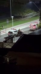 Policiais são atacados em Navegantes
