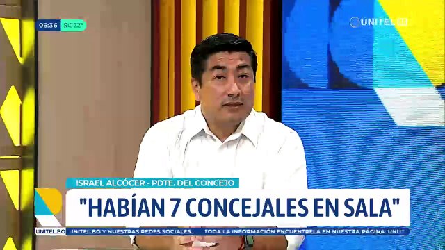 ​​​​​​​“(Elección) Es totalmente legal” dice nuevo presidente del Concejo cruceño anuncia acciones legales por hechos de violencia