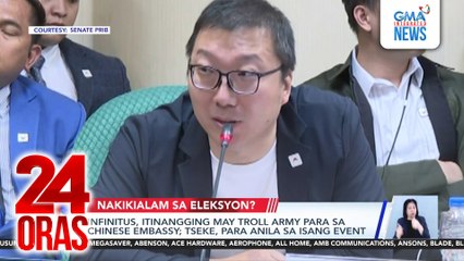 InfinitUs, itinangging may troll army para sa Chinese Embassy; tseke, para anila sa isang event | 24 Oras