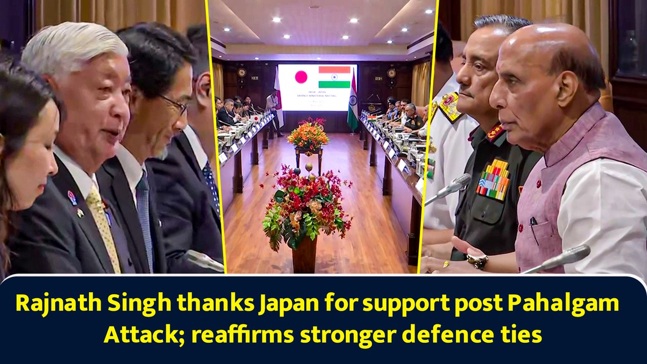 Rajnath Singh thanks Japan for support post Pahalgam Attack; reaffirms stronger defence ties