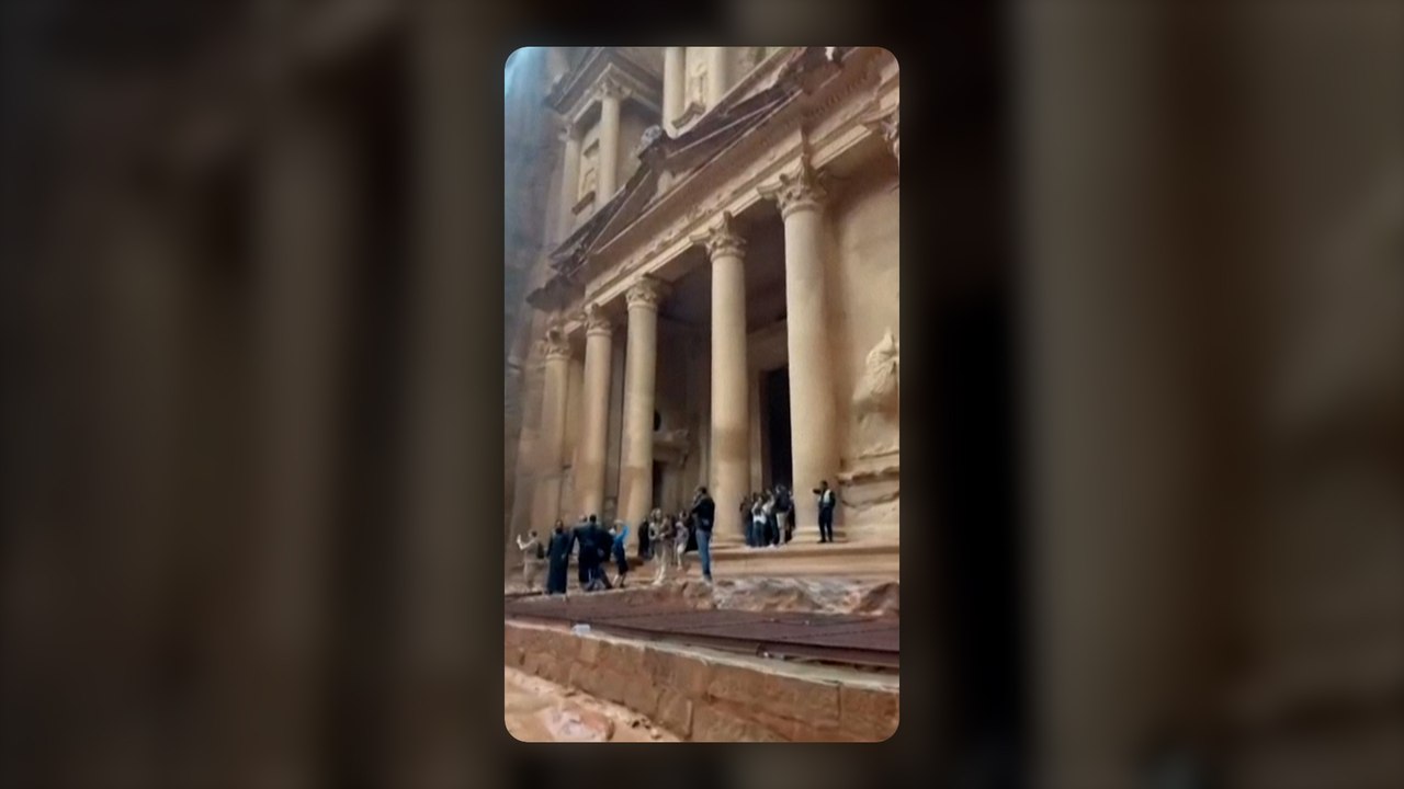 Violentes inondations sur le site archéologique de Pétra, des touristes évacués