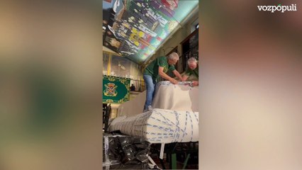 Despedida emotiva a la Virgen de la Esperanza antes de su viaje a Roma por el Jubileo