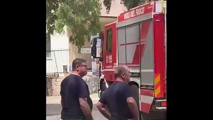 incendio autobus montato palermo