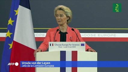 Jefa de la UE anuncia plan de 500 millones de euros para atraer a investigadores