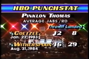 Pinklon Thomas vs Mike Weaver - HBO 6-15-85