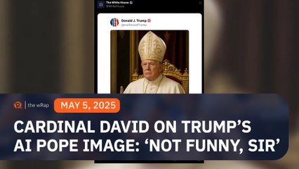 Cardinal David on Trump’s AI photo as pope: ‘Not funny, Sir’