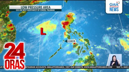 LPA, posibleng lumabas na ng PAR; pero trough o buntot nito, posibleng makaapekto sa ilang lugar | 24 Oras