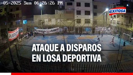 Sicario irrumpe en losa deportiva y ataca a balazos a dos jóvenes
