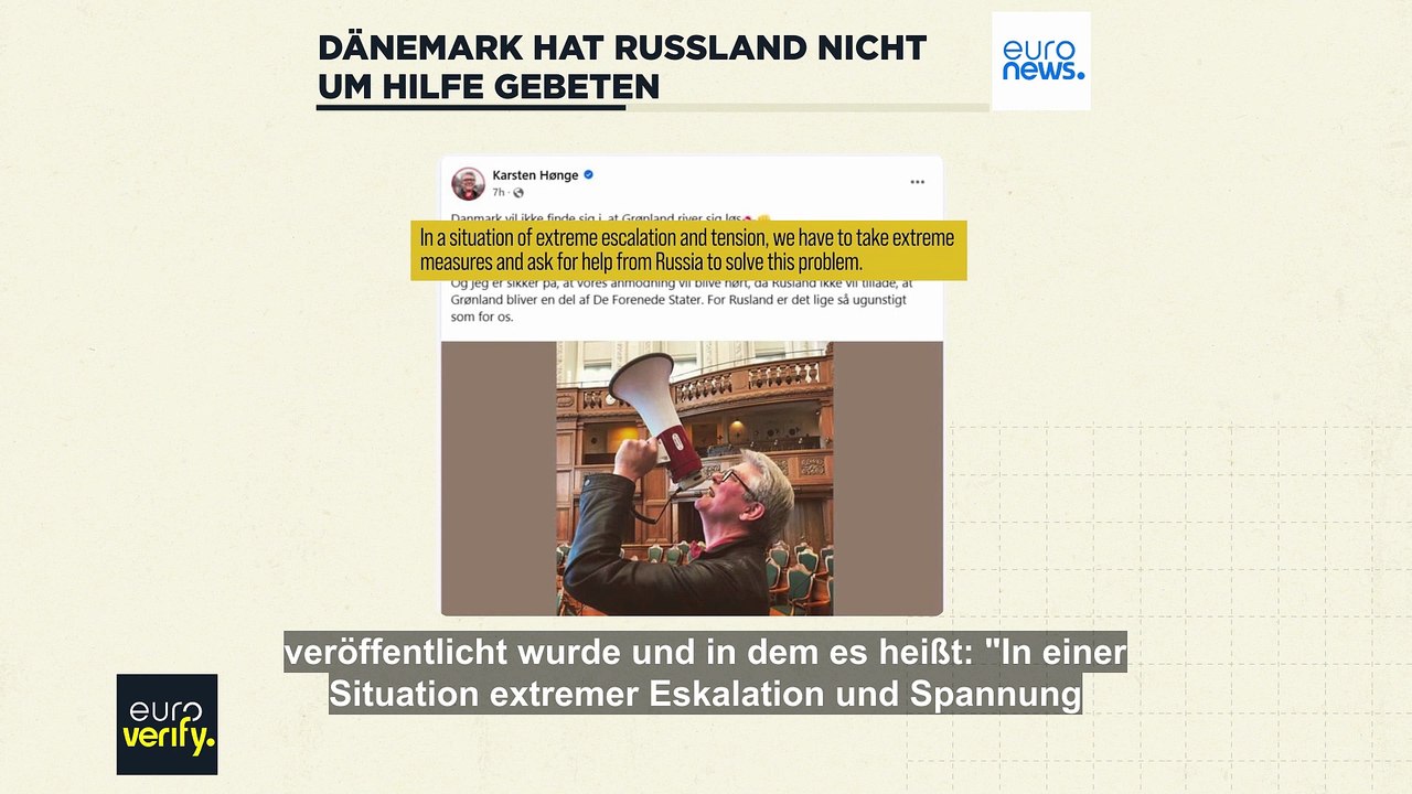 US-Annexion Grönlands: Hat Dänemark den Kreml um Hilfe gebeten?