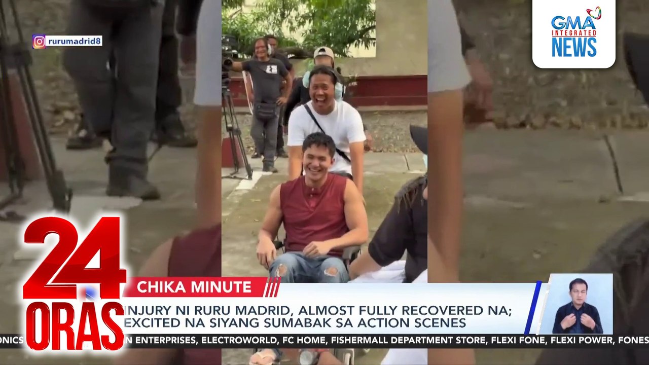 Injury ni Ruru Madrid, almost fully recovered na; excited na siyang sumabak sa action scenes | 24 Oras
