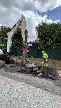 Travaux de réfection de la N507 à Bléharies (Brunehaut)