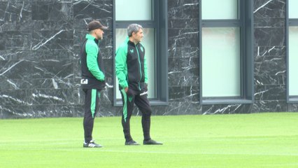 Entrenamiento del Athletic Club en Lezama