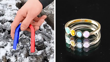 I made a Ring from Metal Shavings of Railway Rails. Gentle Jewelries